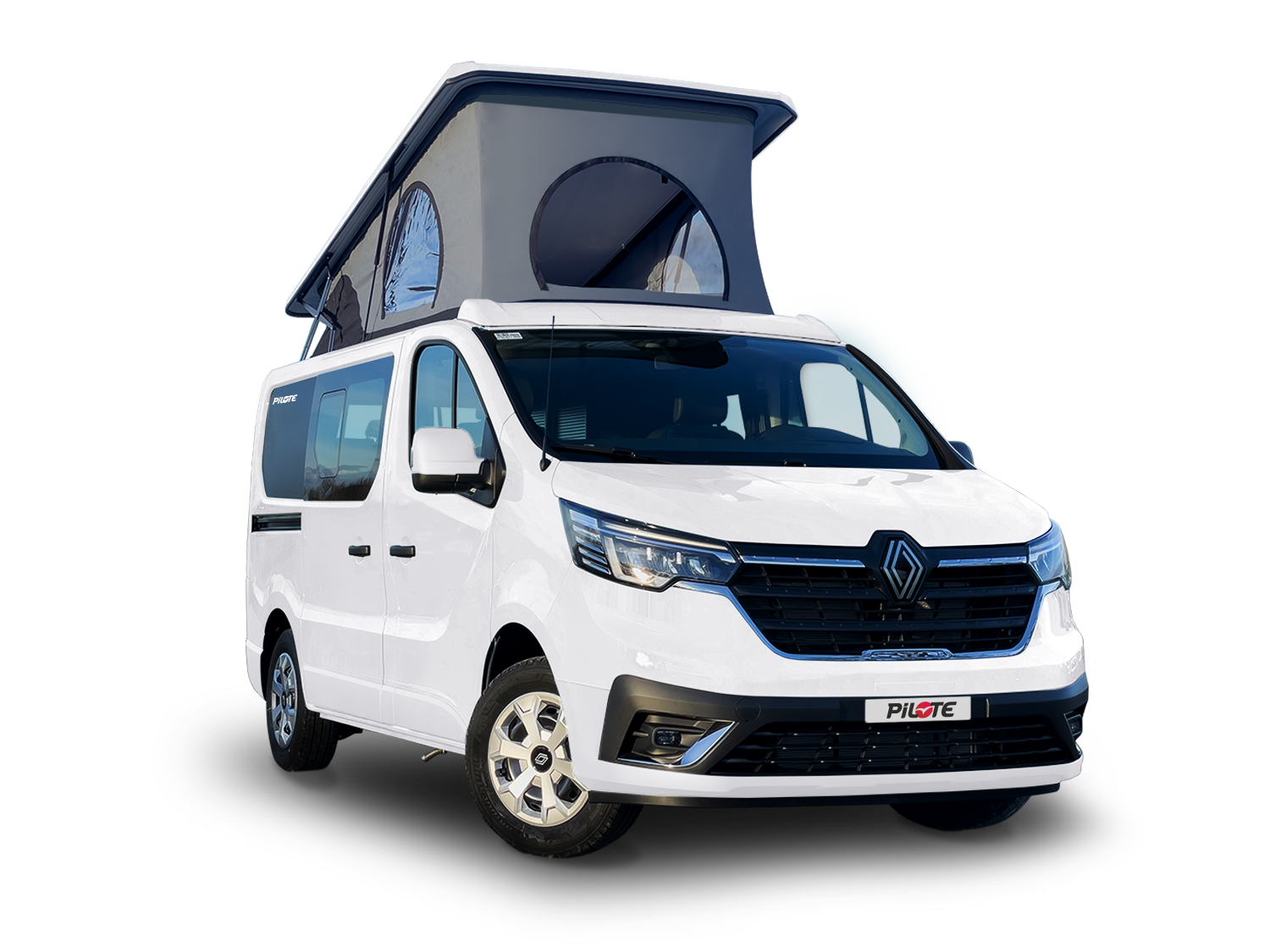 Van aménagé Pilote chassis Renault Trafic blanc glacier